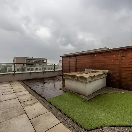 Sokratesa Business - 52m2 Terrace, Parking, Metro Nearby - By Rentujemy *