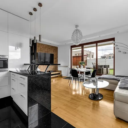 Apartament Sokratesa Business - 52m2 Terrace, Parking, Metro Nearby - By Rentujemy *