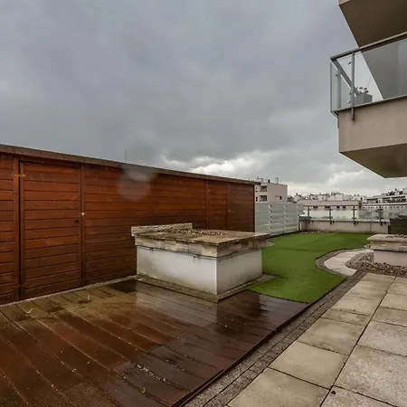 Apartment Sokratesa Business - 52m2 Terrace, Parking, Metro Nearby - By Rentujemy Warsaw